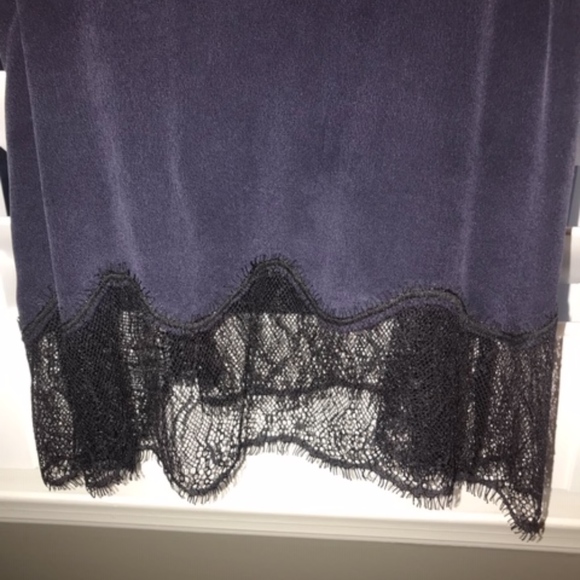 Wilfred XS 100 Silk Navy Camisole - Picture 3 of 5